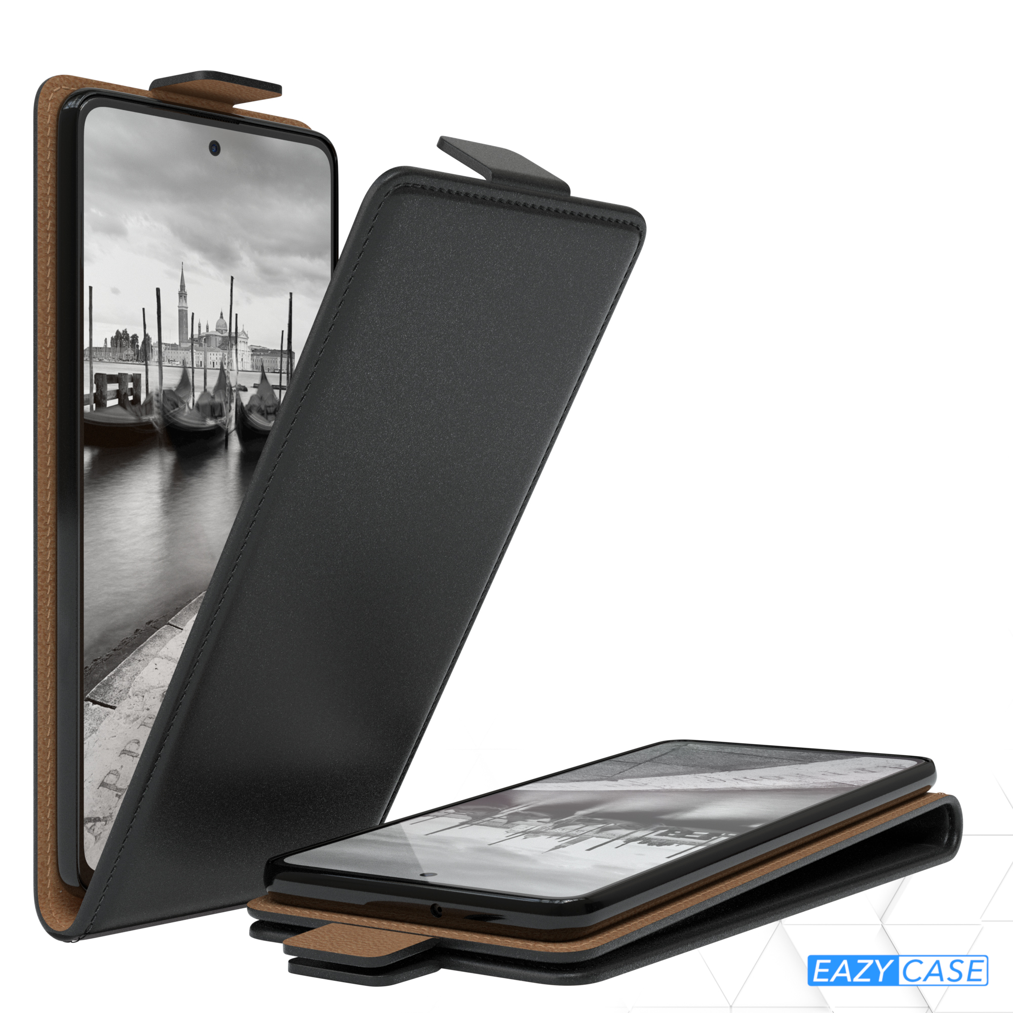 EAZY CASE Flip Flipcase, Schwarz Galaxy Cover, A51, Samsung