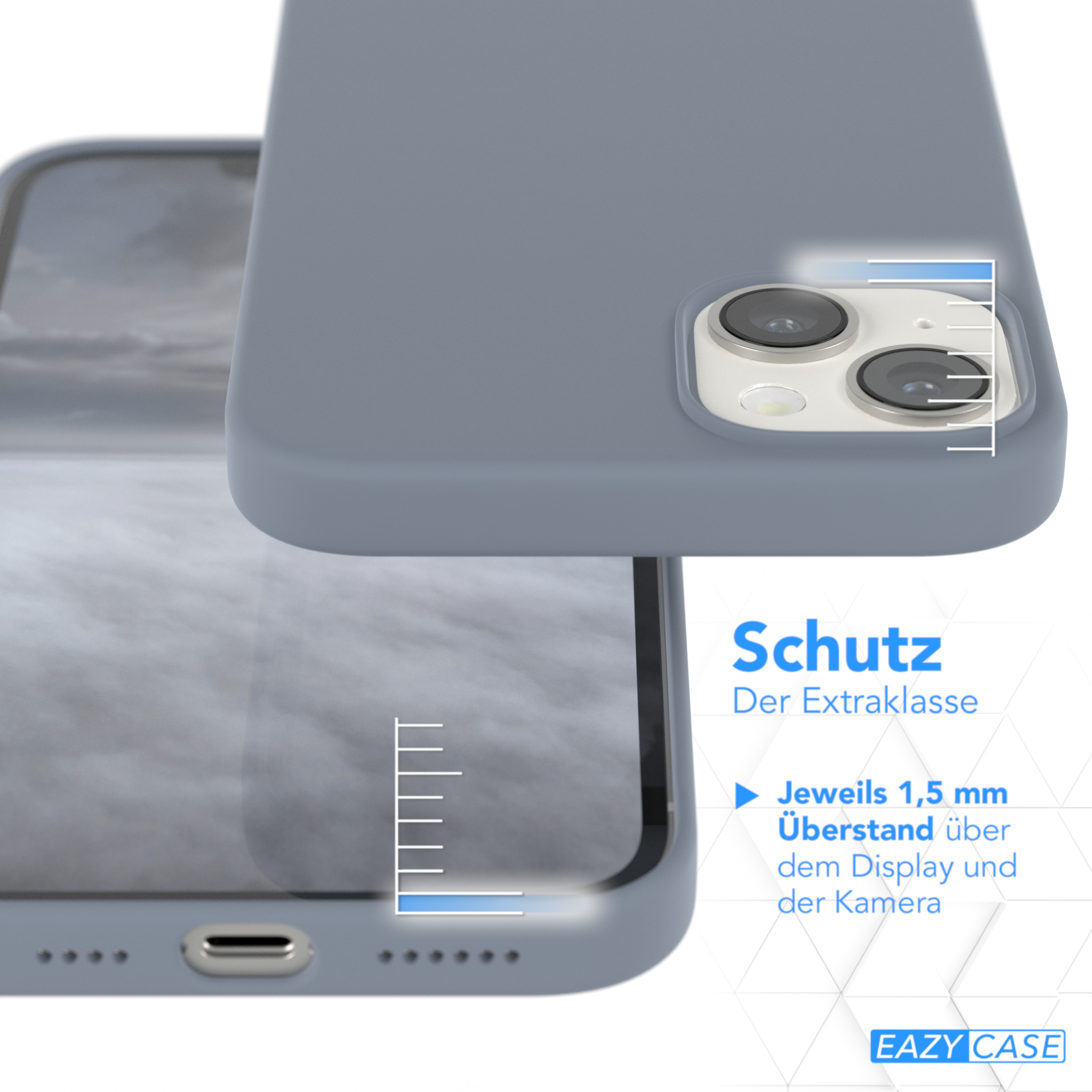 Eine Handyhülle. Schutz über Display und Kamera.