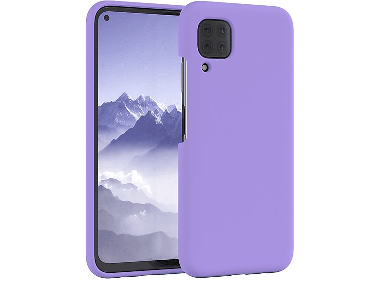 EAZY CASE Premium Silikon Handycase, Backcover, Huawei, P40 Lite, Violett / Lila Lavendel