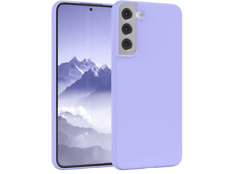EAZY CASE Premium Silikon S22 Lila 5G, Plus Violett Handycase, / Samsung, Backcover, Galaxy Lavendel
