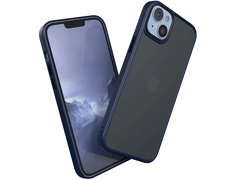 Nachtblau 14 Backcover, Plus, Case EAZY CASE Apple, Outdoor iPhone Blau Matt, /