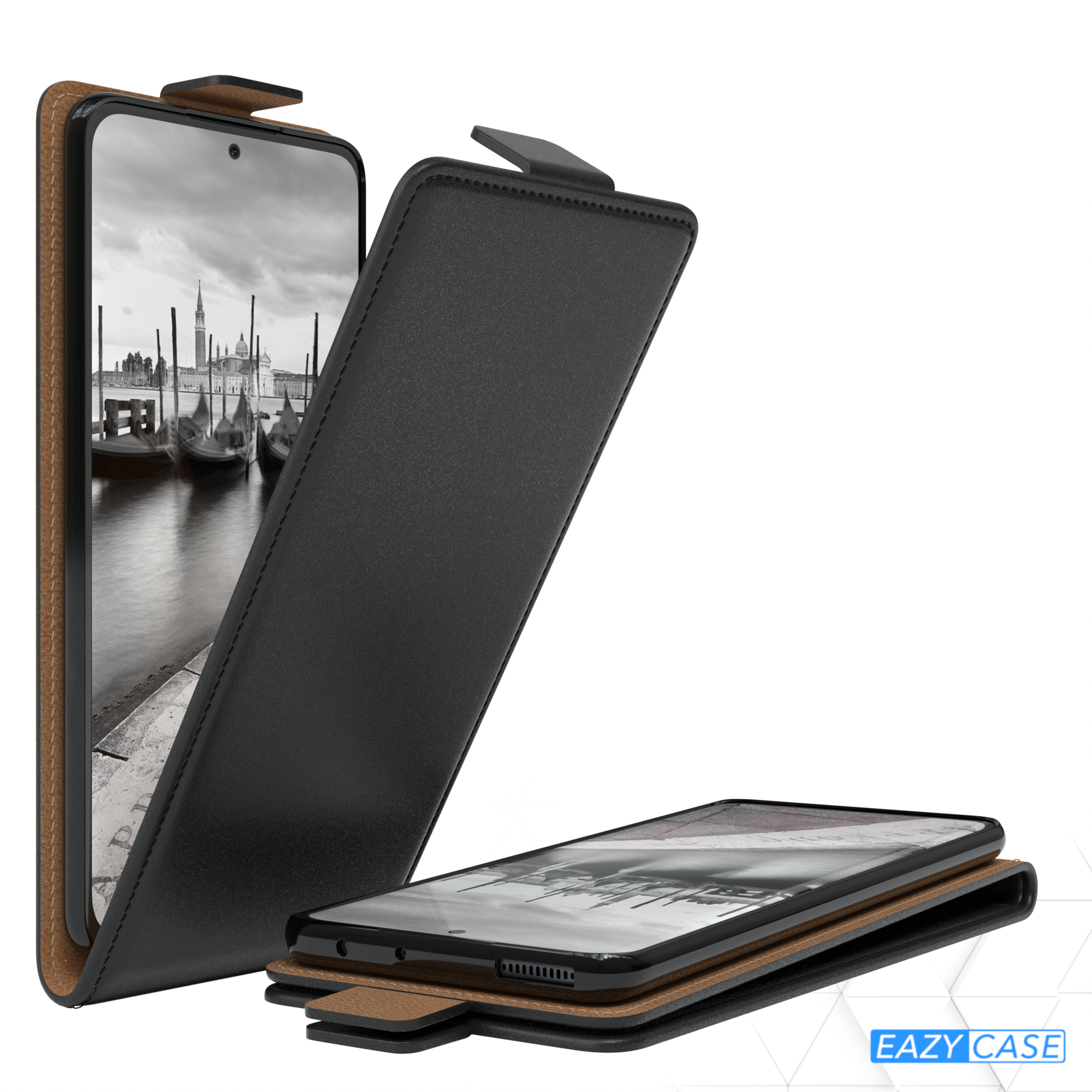 EAZY Schwarz Xiaomi, 12 Pro, Flipcase, Cover, Flip CASE