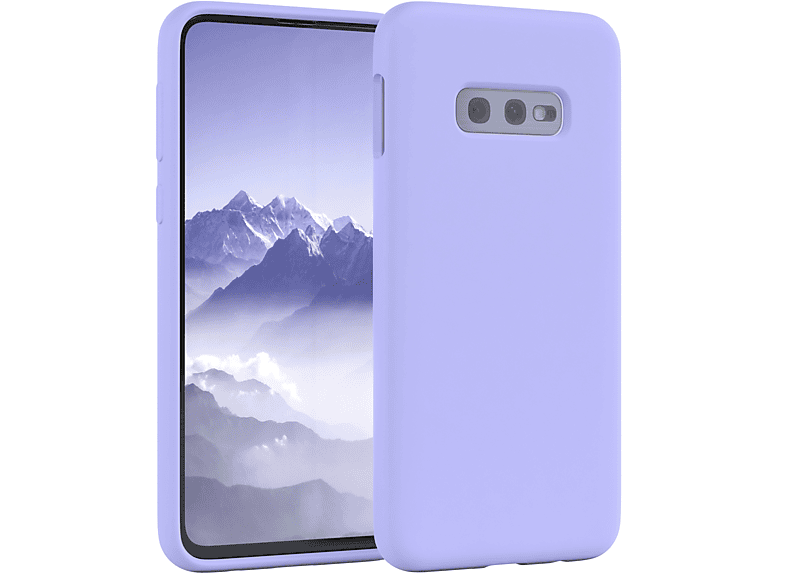 EAZY CASE Premium Silikon Handycase, Galaxy Lavendel Violett / Samsung, Backcover, Lila S10e