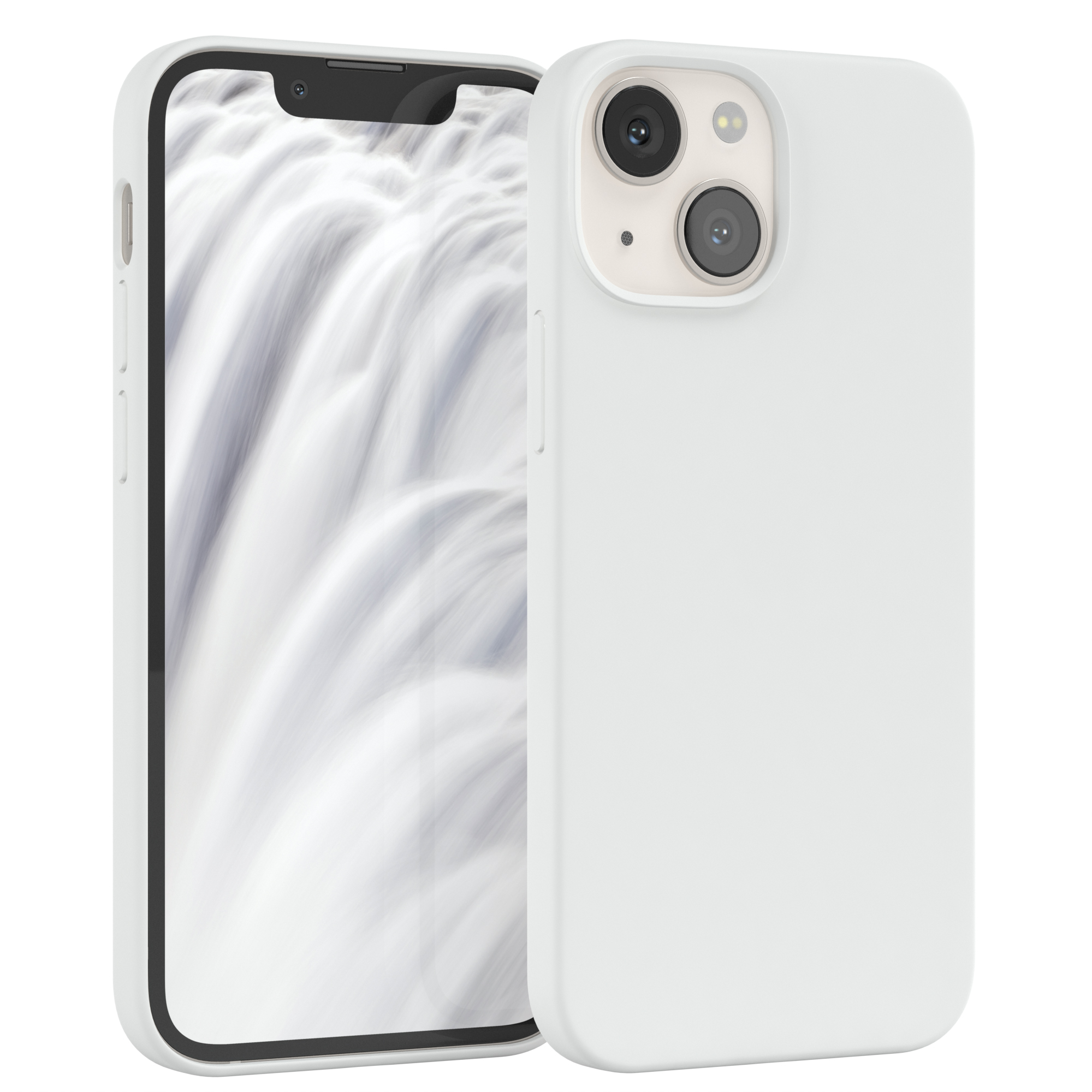Weiß 13 Mini, iPhone EAZY Premium Silikon CASE Apple, Backcover, Handycase,