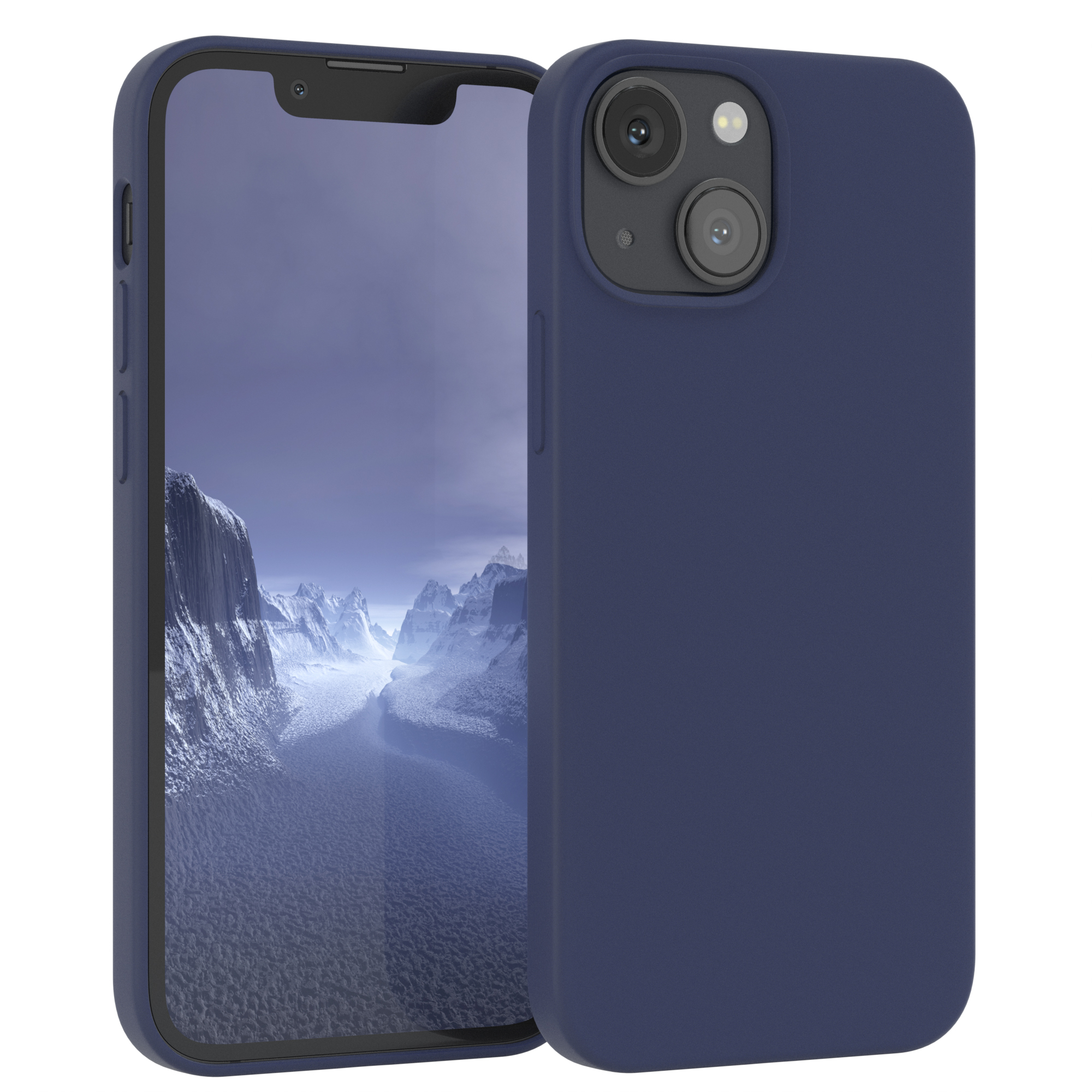 EAZY Apple, Backcover, Nachtblau 13 Silikon Mini, Blau Handycase, iPhone / CASE Premium