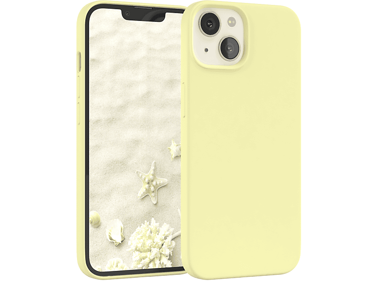 Apple, 13, Backcover, CASE Premium Handycase, Silikon iPhone Gelb EAZY