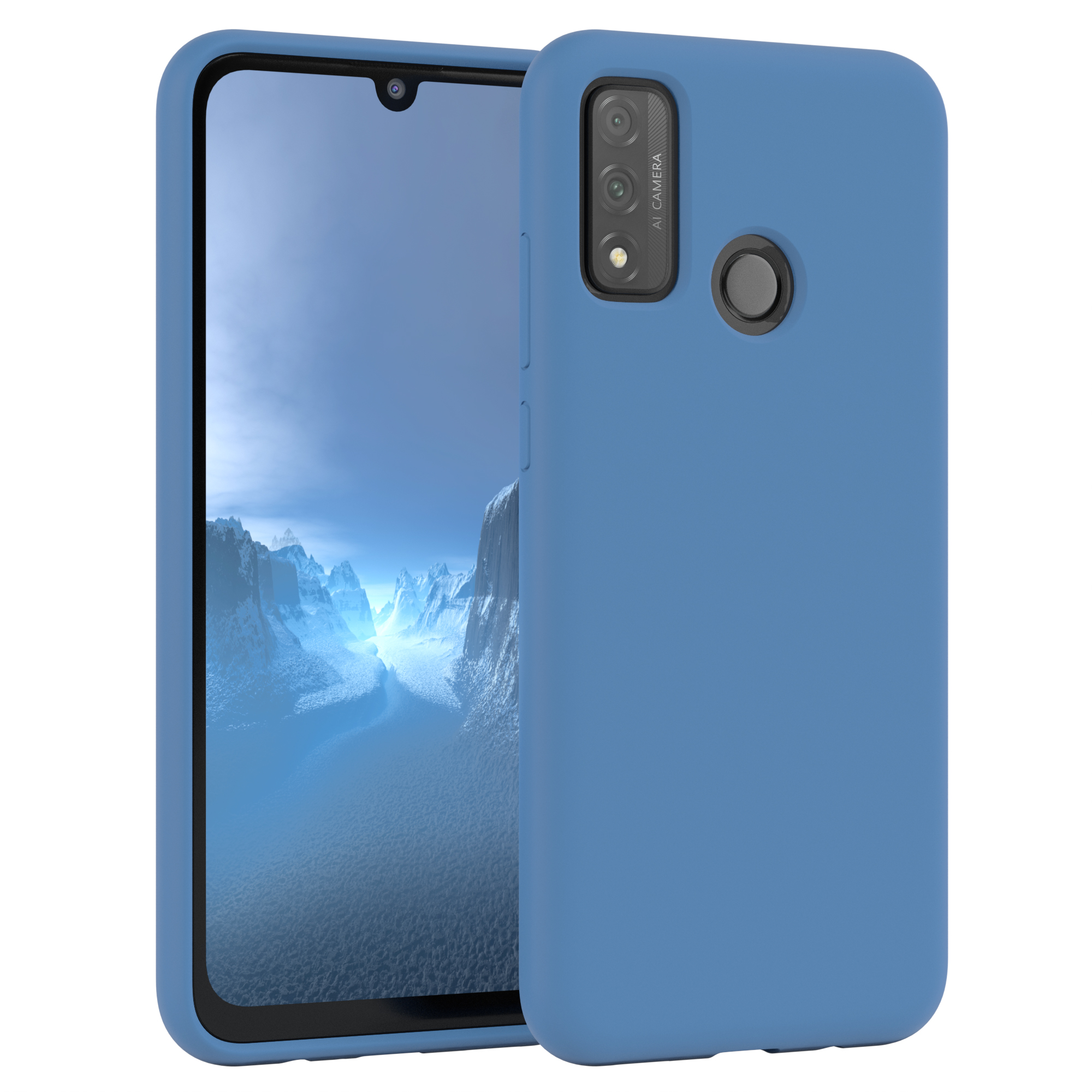 Silikon Smart Blau P Handycase, Huawei, (2020), Backcover, EAZY CASE Premium