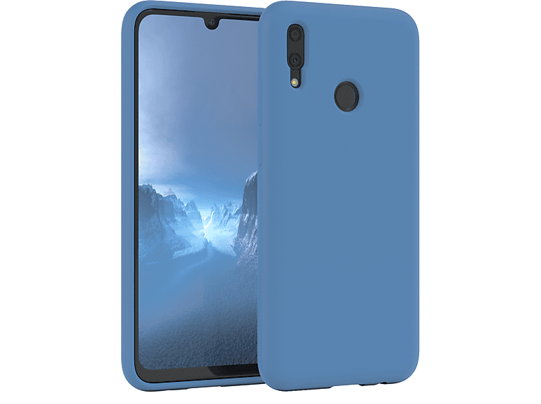 EAZY CASE Premium Silikon Handycase, Backcover, Huawei, P Smart (2019), Blau