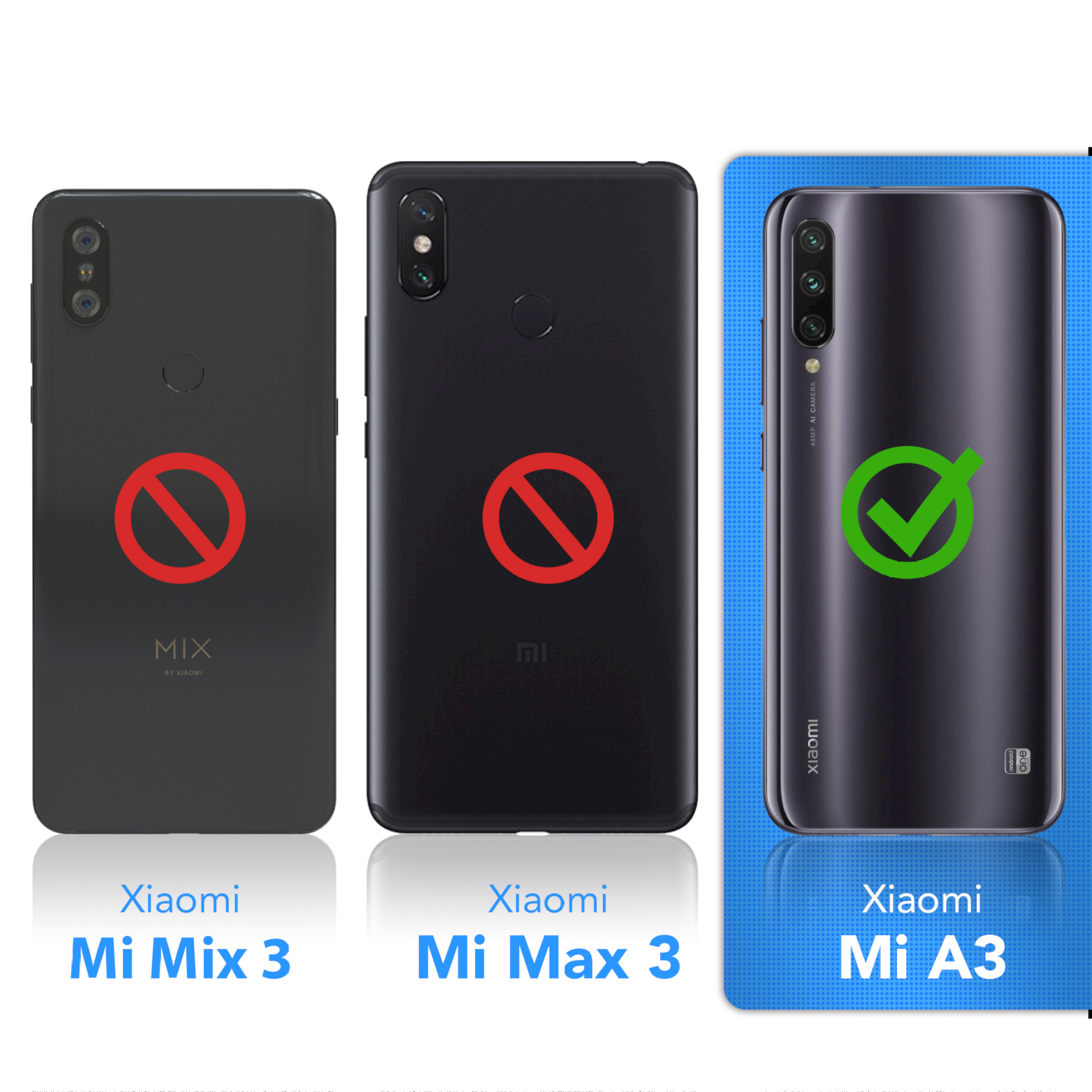 Schwarz Mi Xiaomi, Cover, A3, Flipcase, CASE EAZY Flip