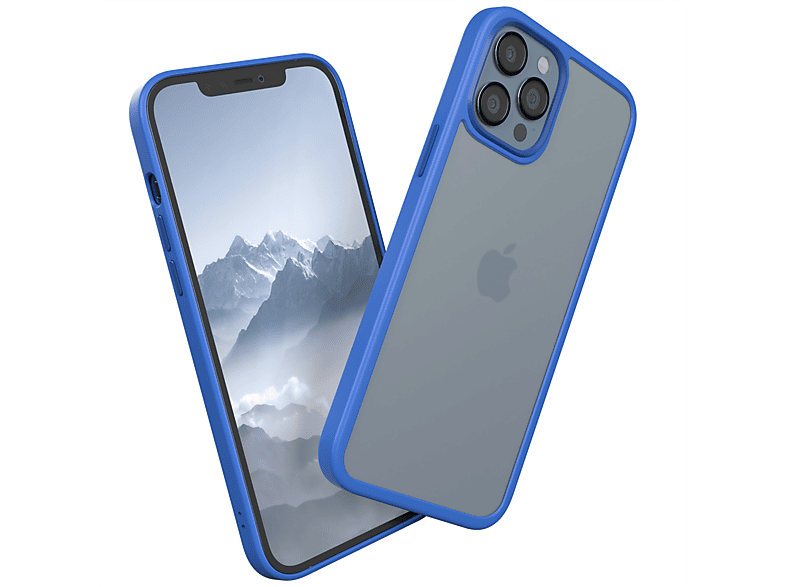 Apple, CASE EAZY Matt, Case Max, iPhone Blau Pro Backcover, 12 Outdoor