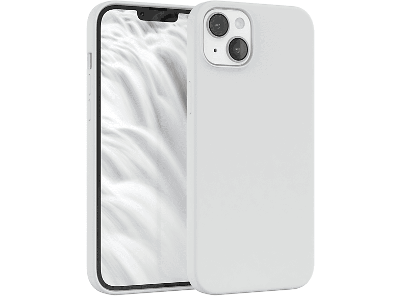 Backcover, iPhone Weiß Premium CASE Silikon EAZY Plus, Handycase, 14 Apple,