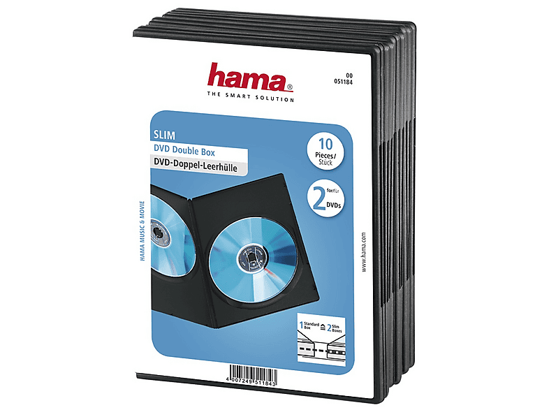 Premium Life Doppel-CD-Hüllen – 10er Pack, Kristallklar, Aus Polypropylen, Maße Ca. 4x5x6 Zoll, Für CDs & DVDs