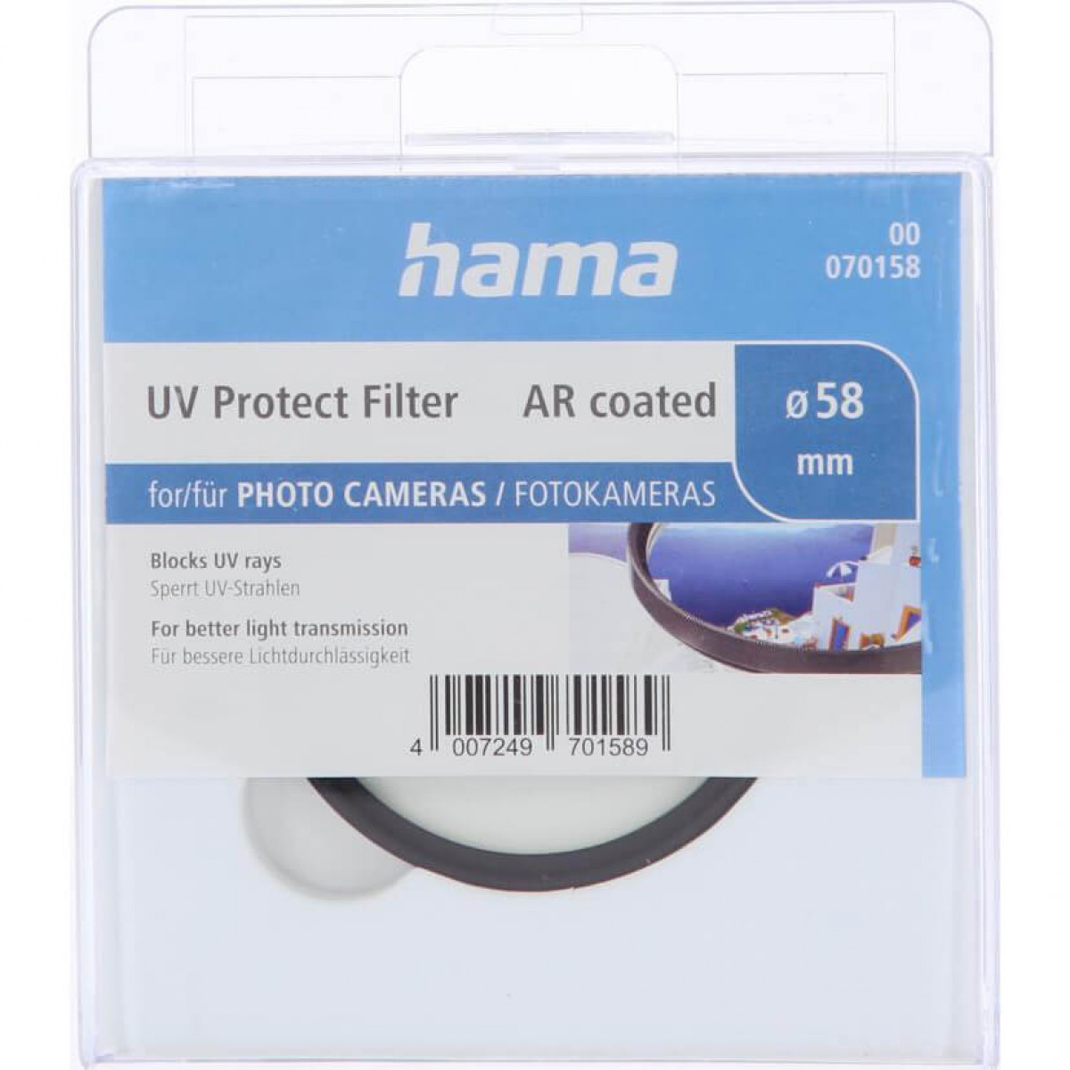 coated, 58,0 AR UV-Filter mm 58 HAMA mm