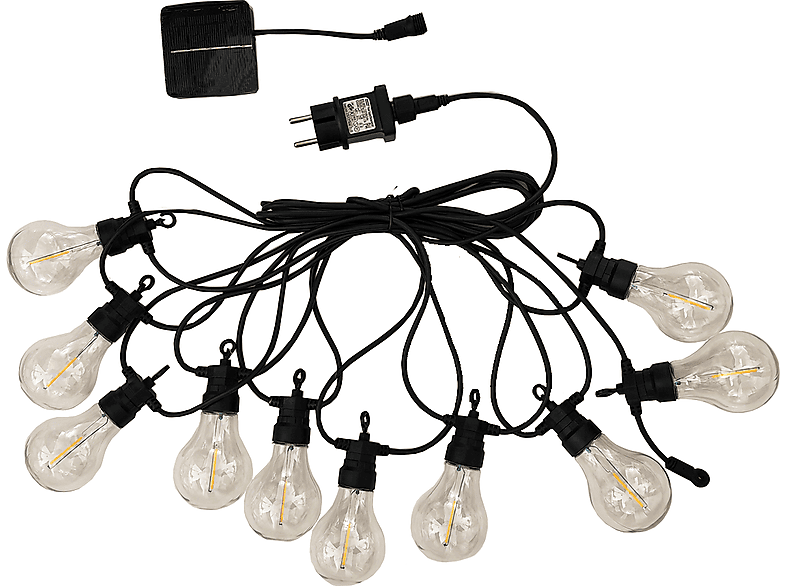 LUMISKY PARTY CLEAR HYBRID Lichterkette, Schwarz  MediaMarkt