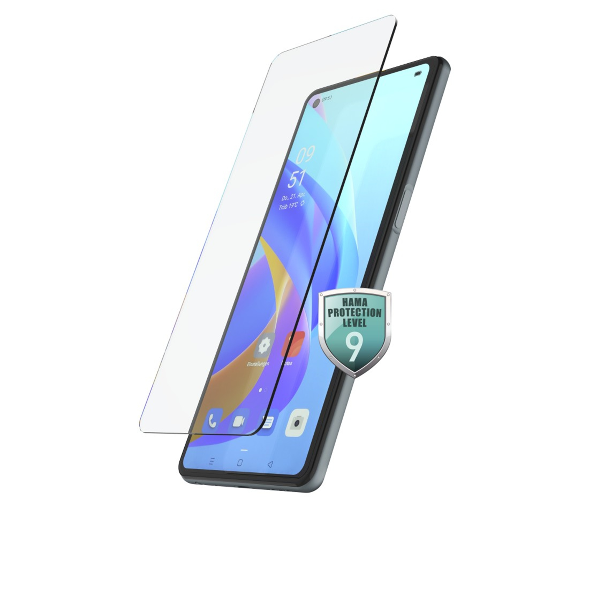 HAMA Premium A77 Glass 5G) Crystal Oppo Displayschutz(für