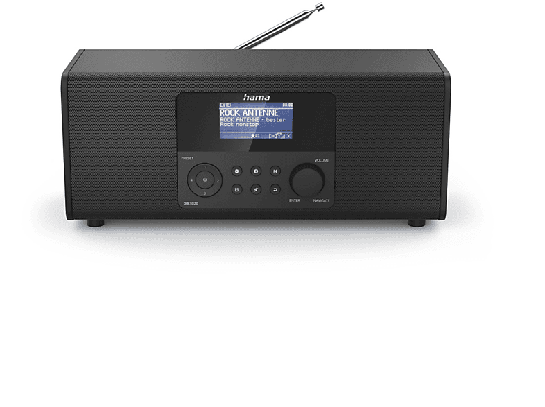 DIR3020BT Radio, Schwarz HAMA Bluetooth, Digitalradio, Internet