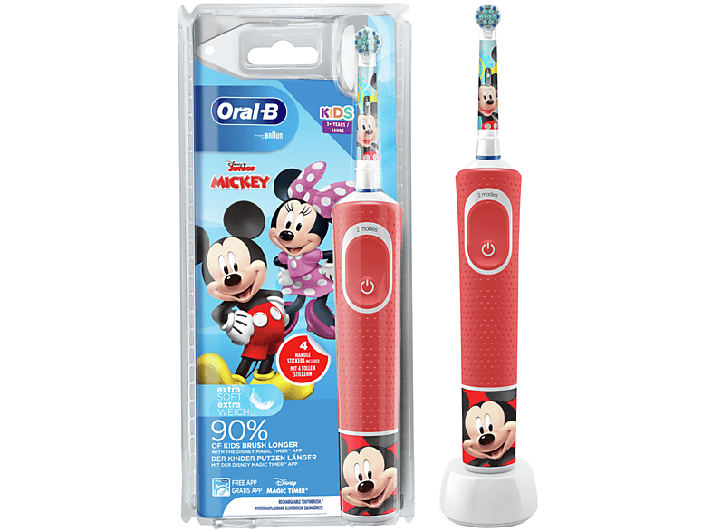 | Zahnbürste MediaMarkt Elektrische Vitality rot Kids ORAL-B 100