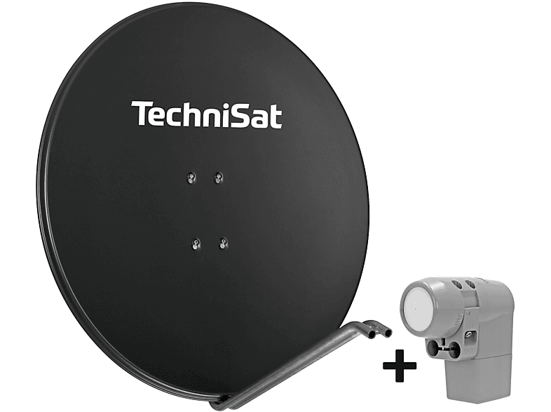 TECHNISAT SATMAN 850 Plus, UNYSAT-Quattro-LNB Sat-Antenne (85 cm, Quattro-Switch-LNB) | Antennen- & TV-Zubehör