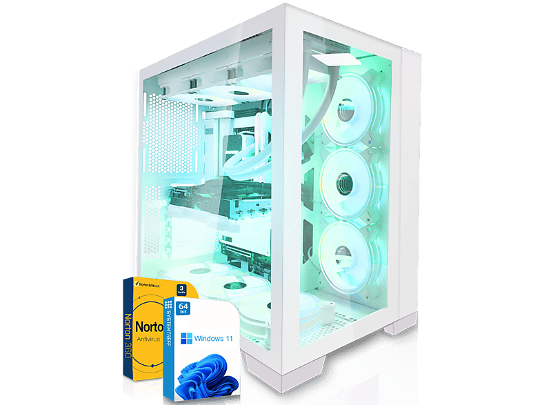 SYSTEMTREFF High-End Gaming AMD Ryzen 9 7950X3D, Windows 11 Pro, Gaming PC mit AMD Ryzen™ 9 Prozessor, 32 GB RAM, 2000 GB mSSD, NVIDIA GeForce RTX™ 4080