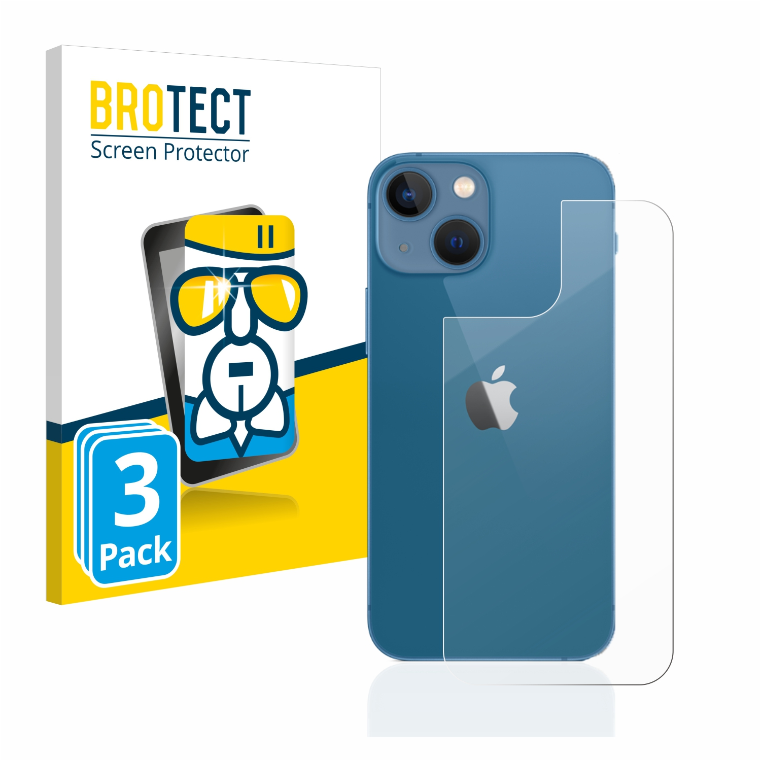 klare BROTECT Schutzfolie(für Airglass mini) 13 Apple iPhone 3x