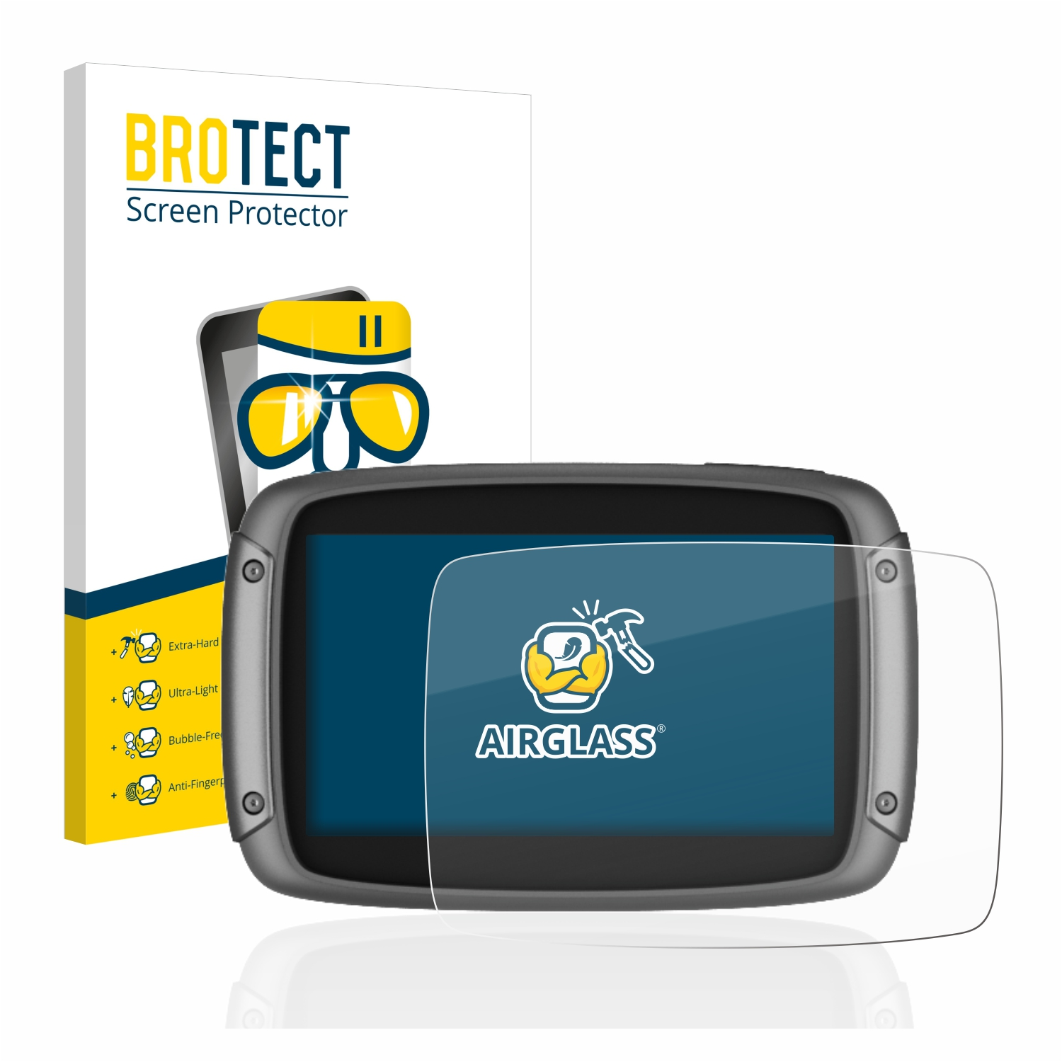 BROTECT Airglass klare Schutzfolie(für Rider TomTom 550)