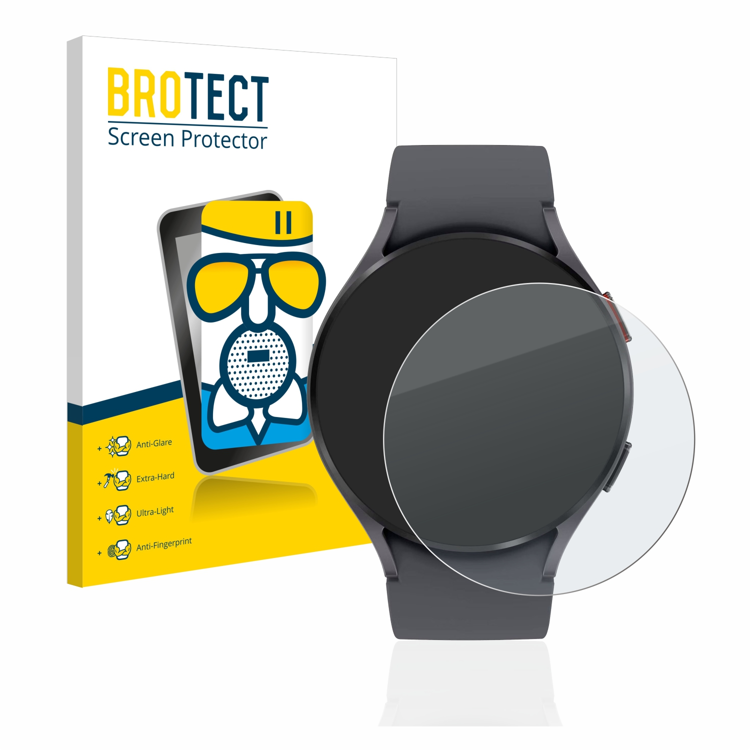 BROTECT Airglass matte Galaxy 5 Samsung Watch (44mm)) Schutzfolie(für