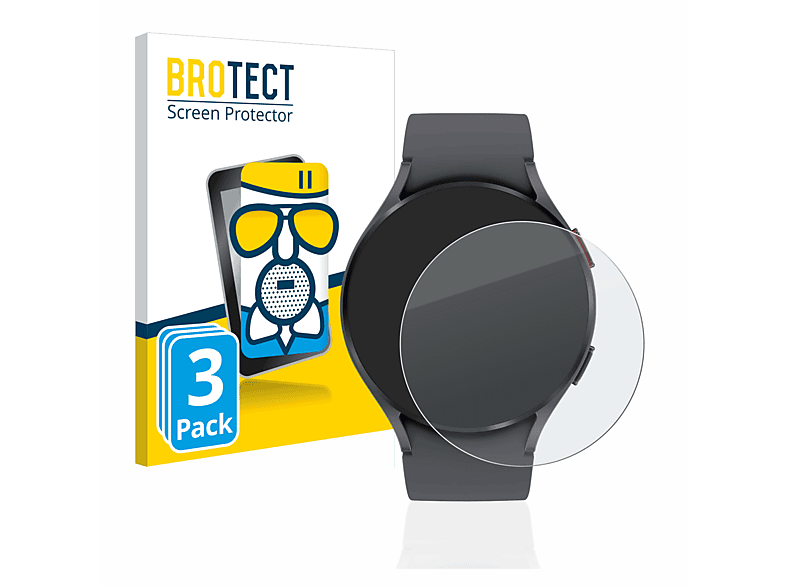 BROTECT Airglass Samsung (44mm)) Watch matte 3x 5 Schutzfolie(für Galaxy