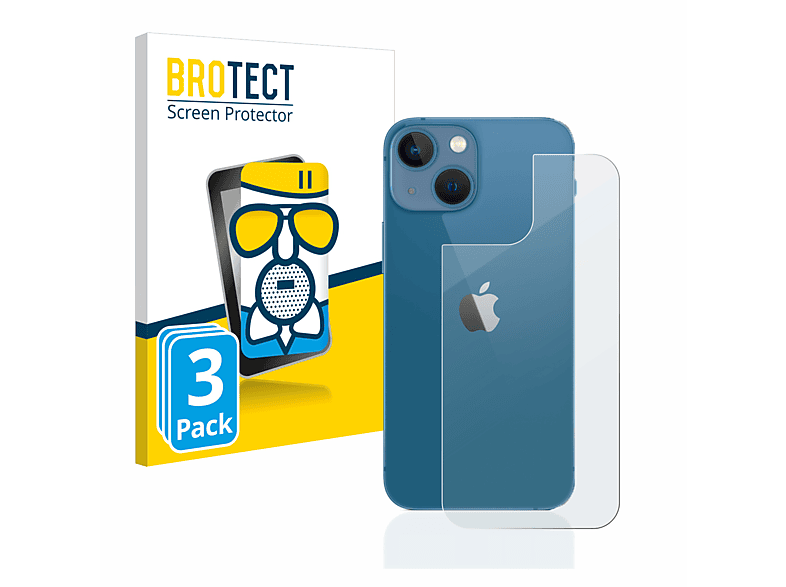 BROTECT 3x Airglass matte Schutzfolie(für Apple iPhone 13 mini)