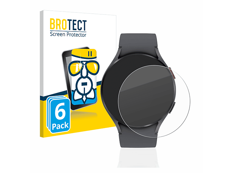 BROTECT 6x Airglass klare Schutzfolie(für Samsung Galaxy Watch 5 (44mm))
