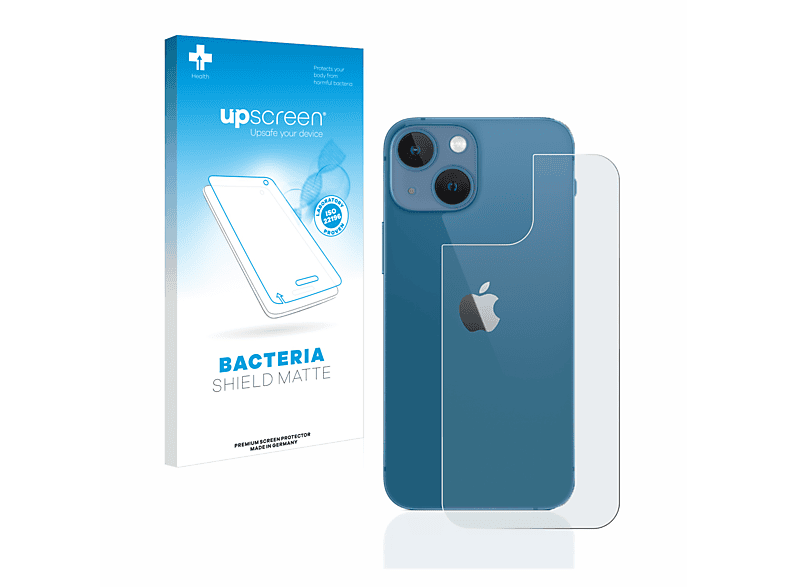 UPSCREEN antibakteriell entspiegelt matte Schutzfolie(für Apple iPhone 13 mini)