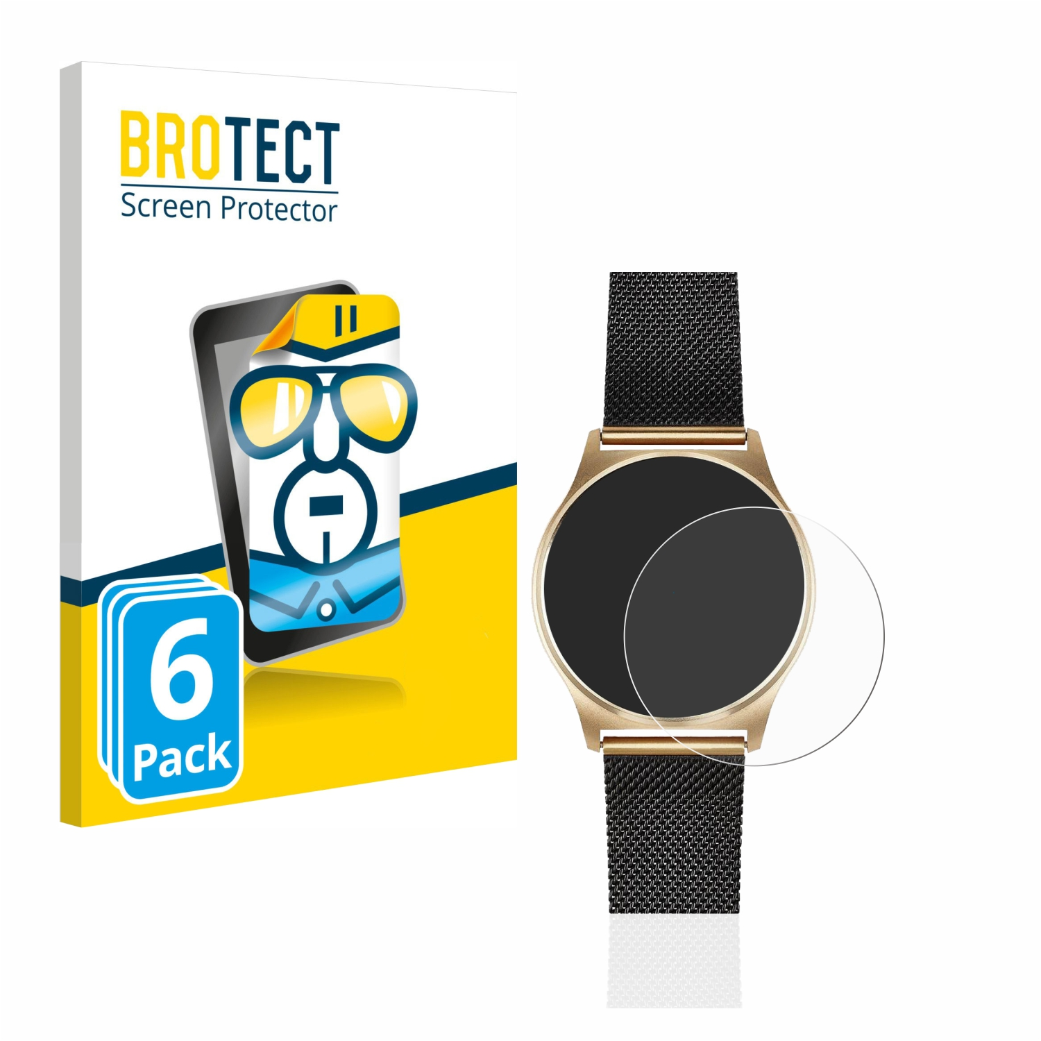 BROTECT 6x klare Schutzfolie(für Xlyne Joli XW X-Watch Pro)