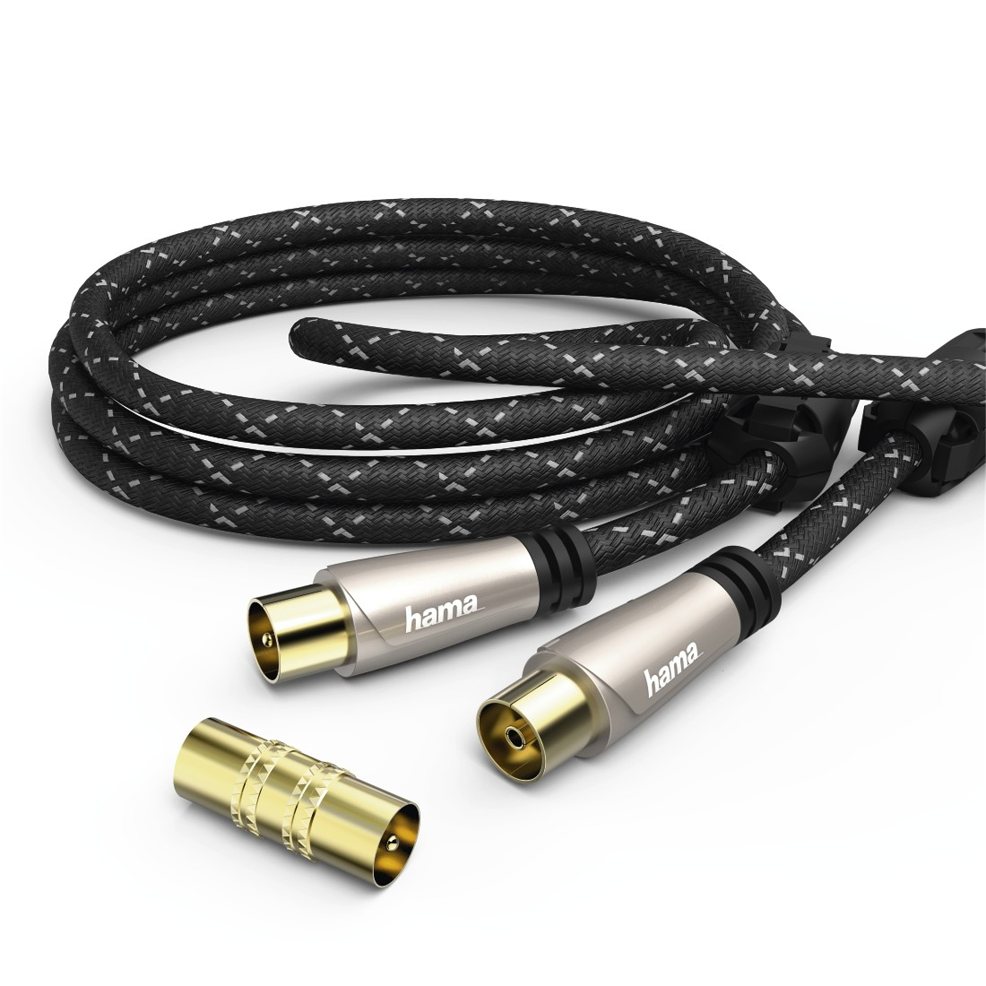 Antennen-Kabel HAMA - Koax-Stecker Koax-Kupplung