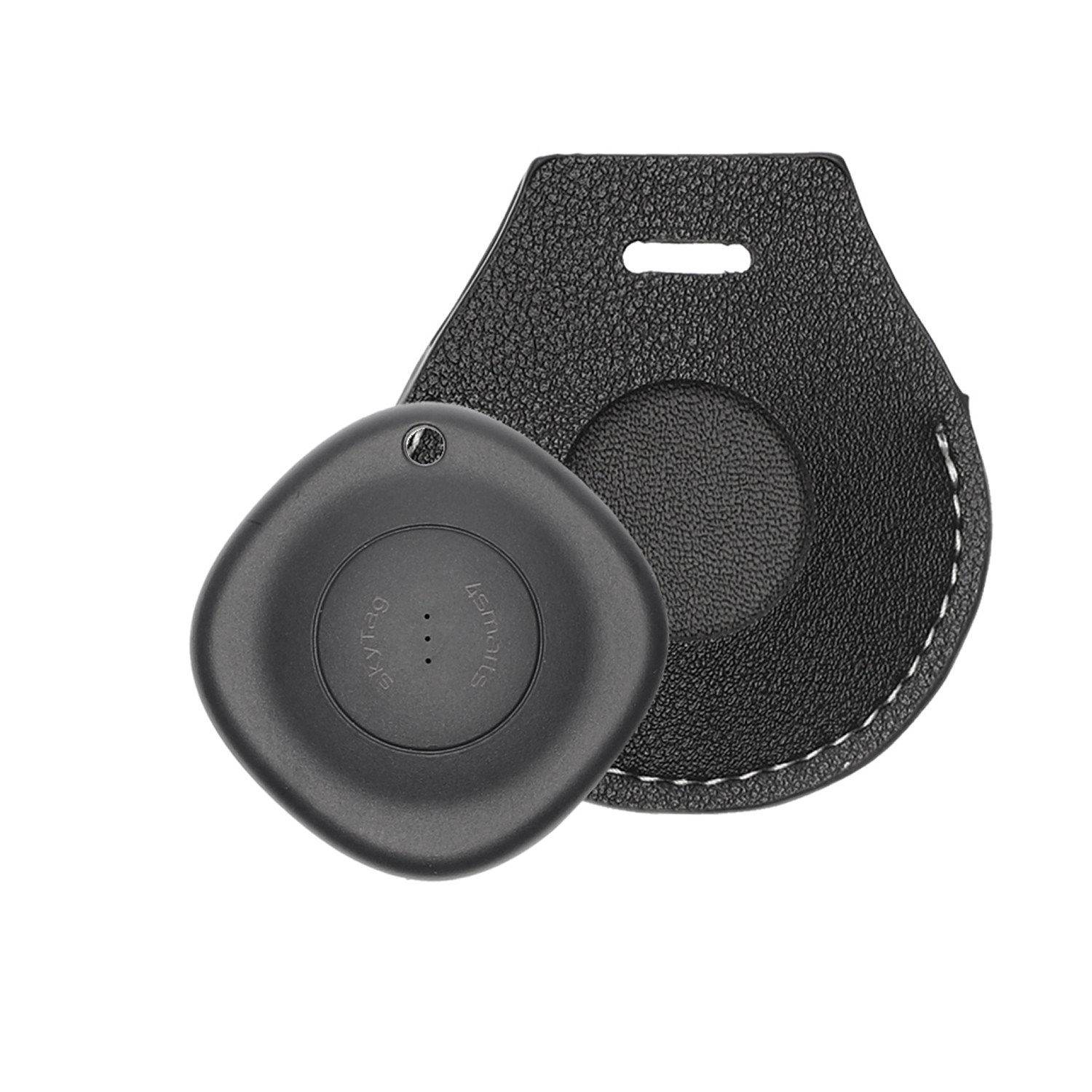 Standort-Finder SkyTag Tracker, 4SMARTS Kofferanhänger Bluetooth Schwarz mit schwarz