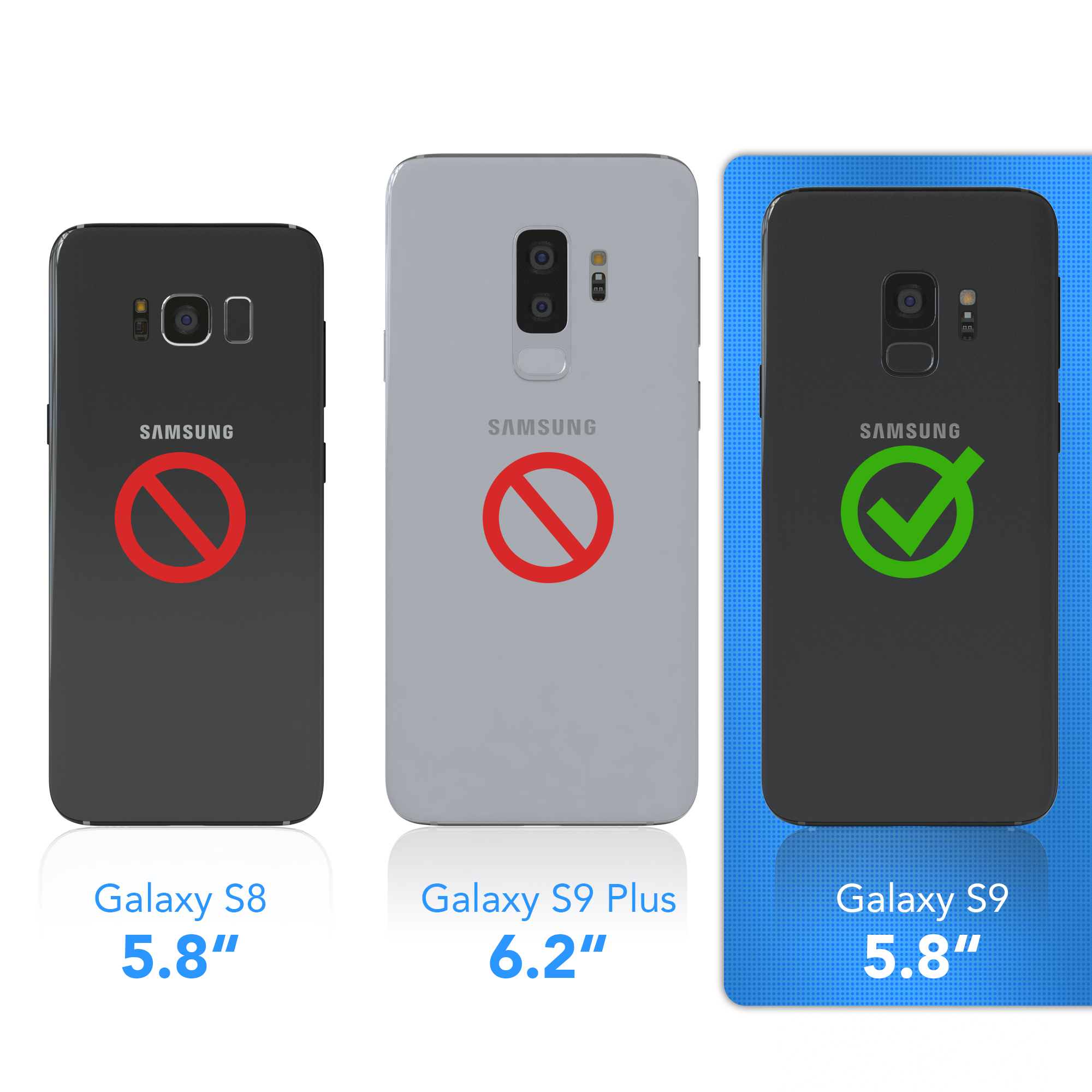 S9, Backcover, CASE Glitzerhülle Galaxy Blau Samsung, Flüssig, EAZY