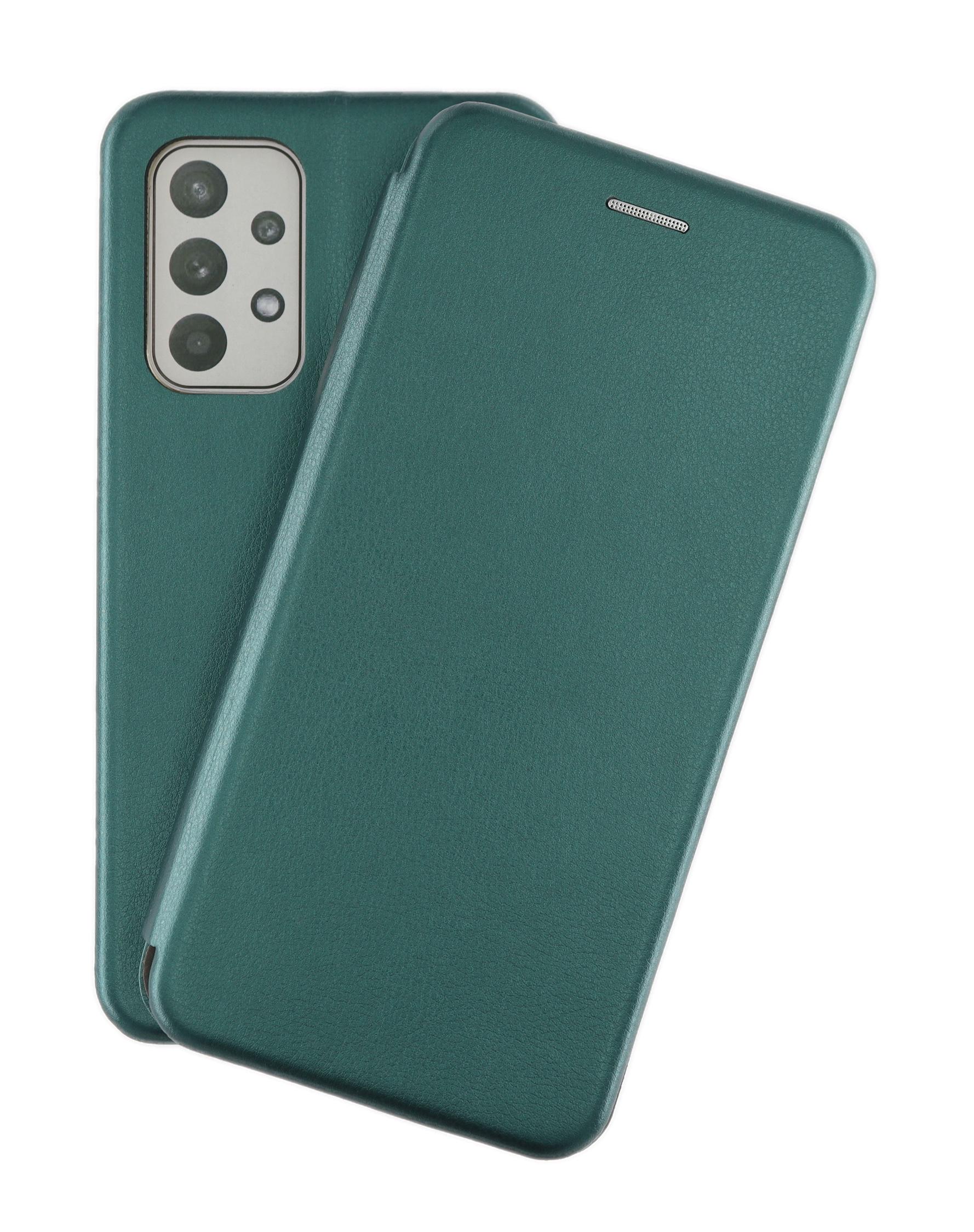 JAMCOVER Bookcase Rounded, Bookcover, Samsung, Galaxy A53 5G, Dunkelgrün