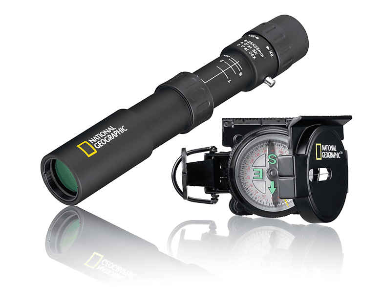 Monocular NATIONAL GEOGRAPHIC Pack Explorer, 25 mm, Negro MediaMarkt