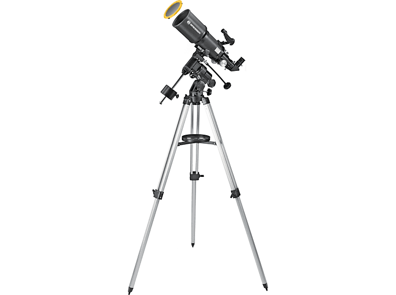 EQ3 mm, mit Teleskop 102/460 Sonnenfilter 23, 460 Polaris BRESSER