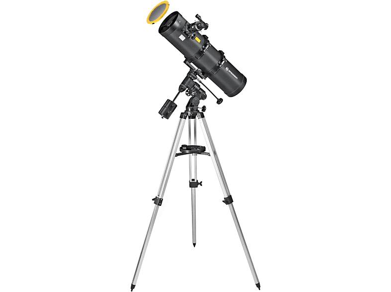 BRESSER Pollux 150/750 EQ3  mit Sonnenfilter 1, 750 mm, Teleskop