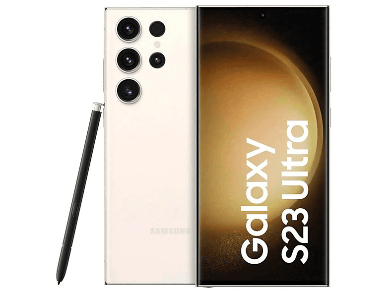 Samsung Galaxy S23 Ultra 本体 ホワイト SAMSUNG Galaxy S23 Ultra 256 GB Weiß Dual SIM | MediaMarkt