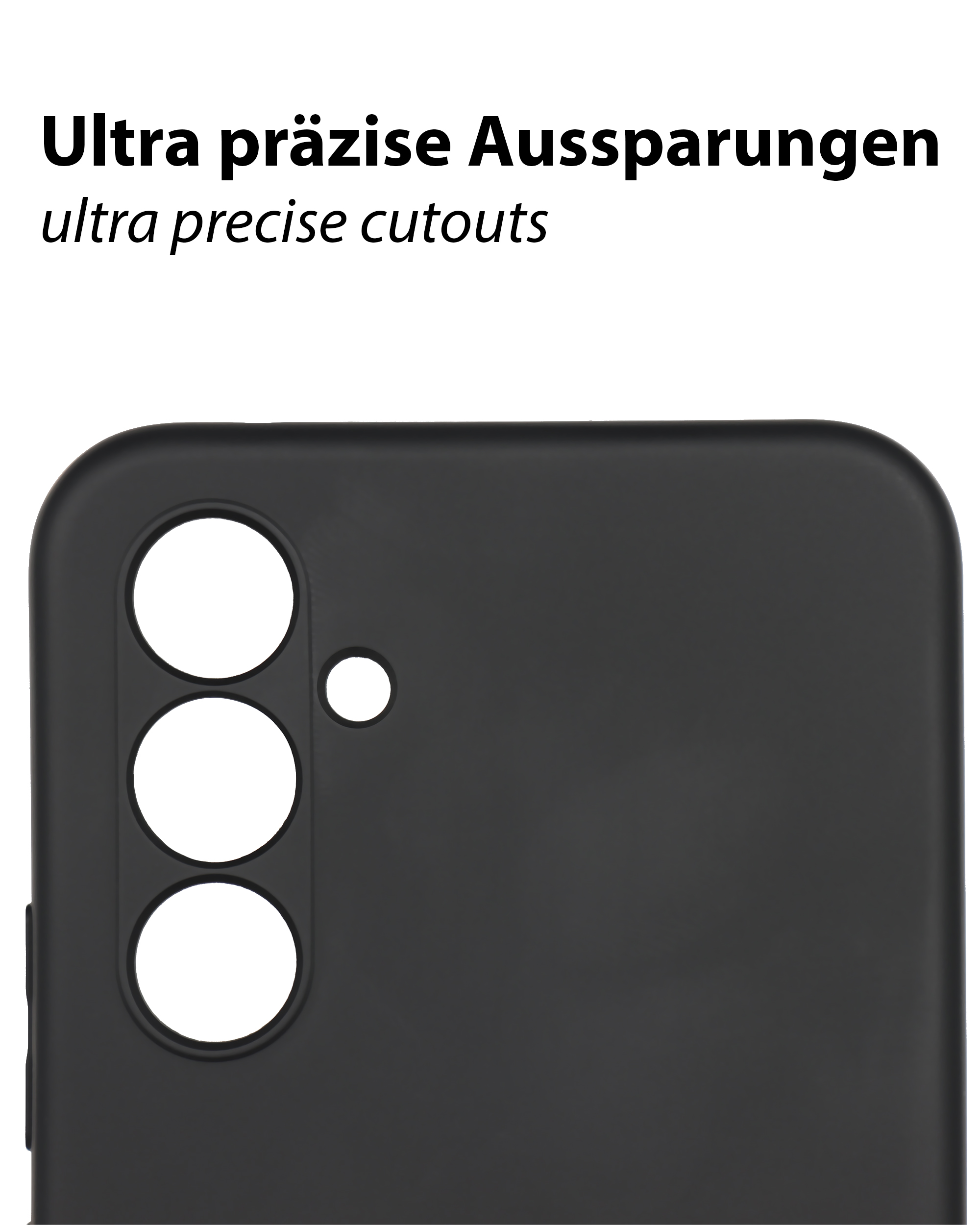 Black, Galaxy FIT Backcover, A54 schwarz Samsung, 5G, HONJU