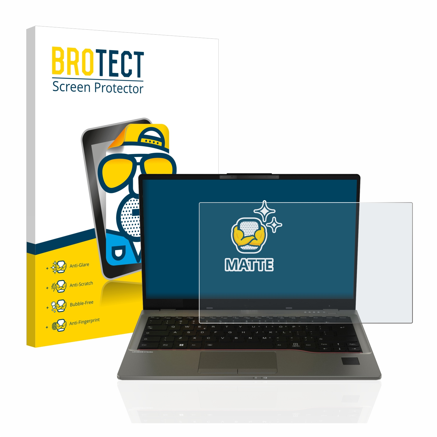 BROTECT matte Schutzfolie(für U7412) Fujitsu Lifebook