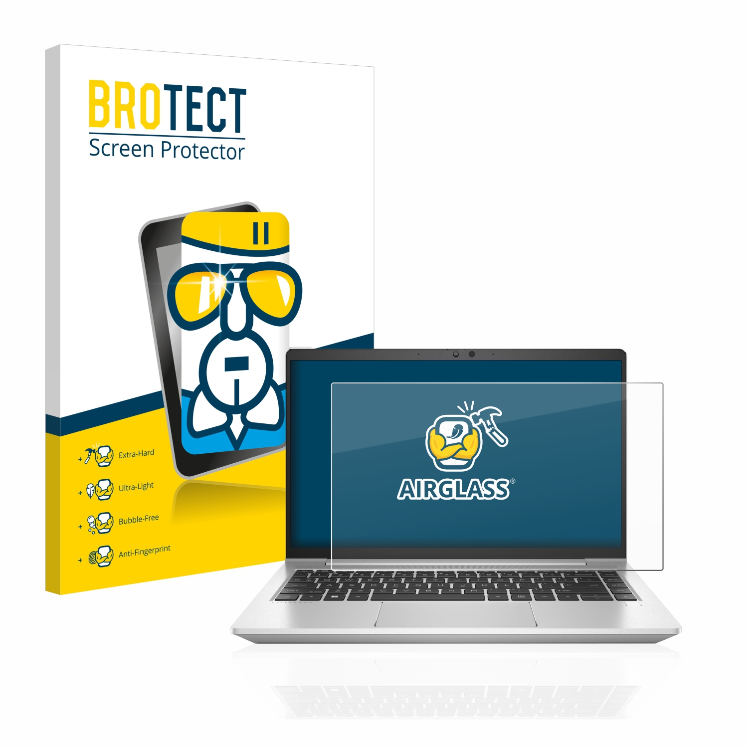 BROTECT Airglass klare Schutzfolie(für HP 640 EliteBook G9)