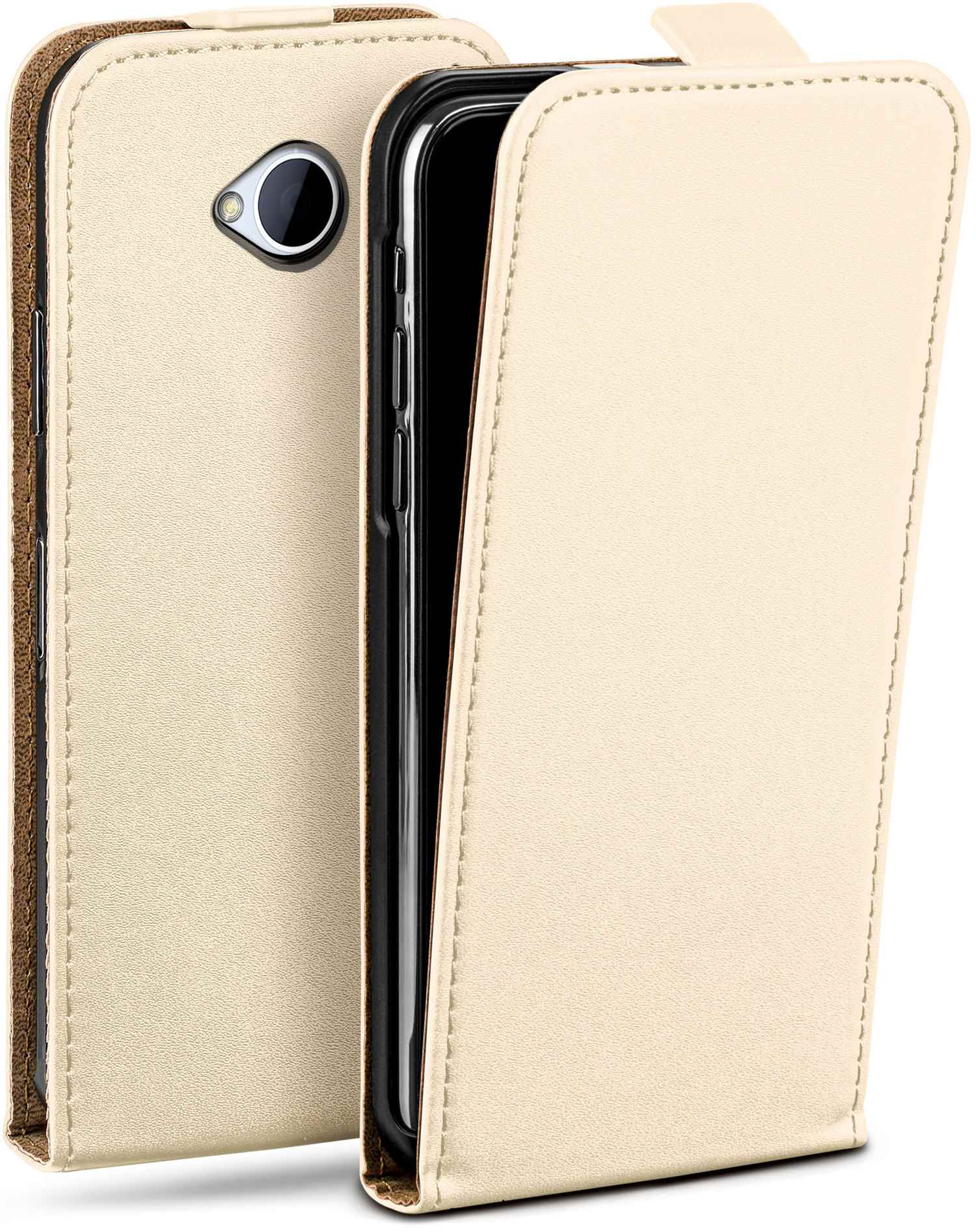 MOEX Flip Case, Flip Cover, M7, Navajo-White One HTC