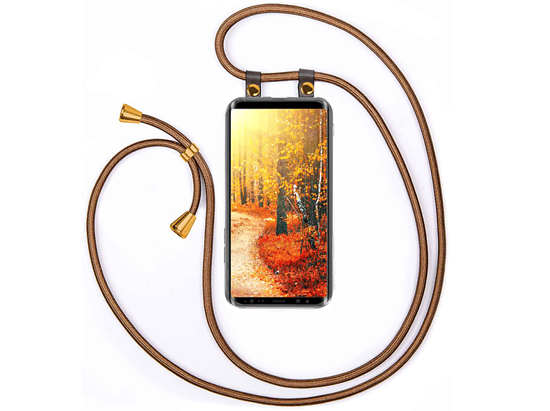 MOEX Handykette, Backcover, Samsung, Galaxy Note 8, Shiny Brown