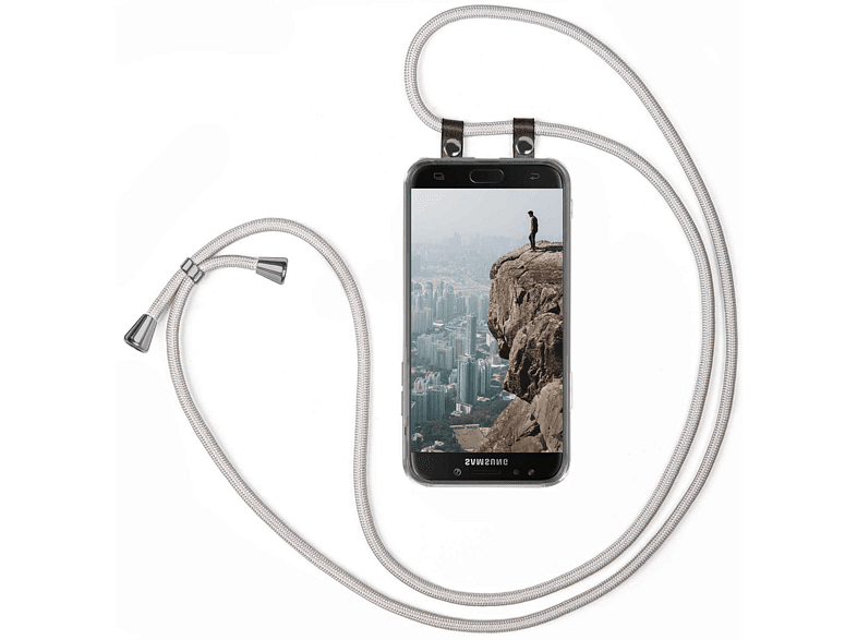 Galaxy J5 Samsung, Backcover, MOEX Hellgrau (2017), Handykette,