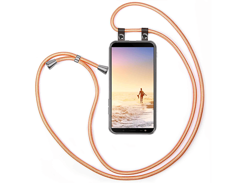 Coral MOEX Handykette, J6 Shiny Galaxy Samsung, (2018), Backcover,