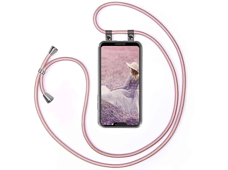 MOEX Handykette, Backcover, Motorola, Moto G7 Power, Rose Gold