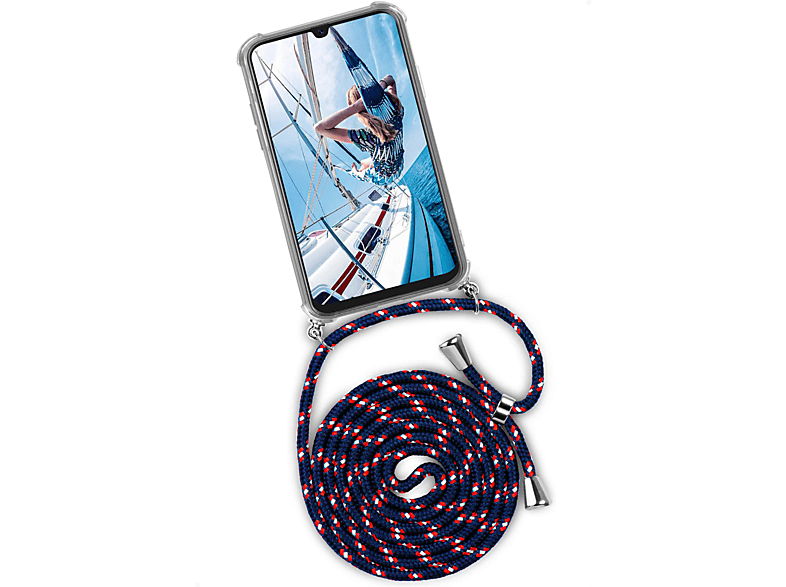ONEFLOW Twist Case, Nautic Life Samsung, 5G, Backcover, (Silber) Galaxy A90