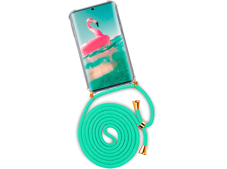 ONEFLOW Twist Case, Backcover, Samsung, Galaxy A71, Icy Mint (Gold)