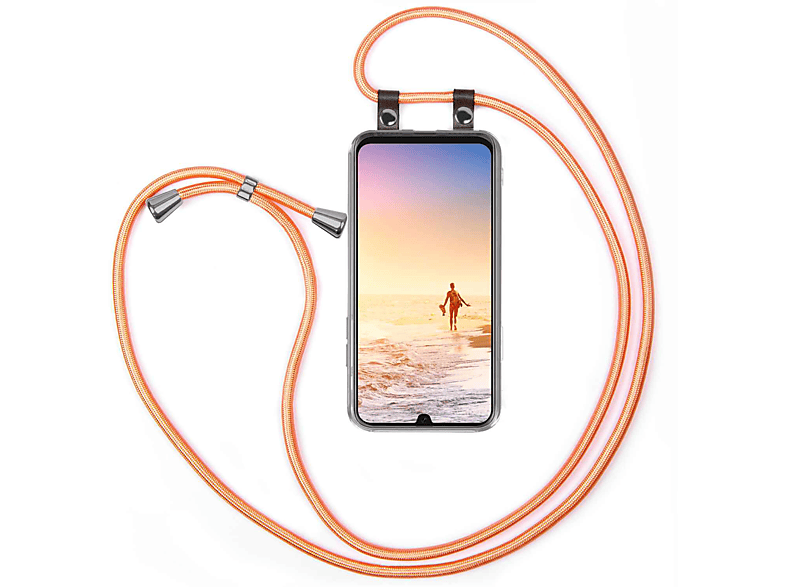 MOEX Handykette, Backcover, Samsung, Galaxy M30s, Shiny Coral